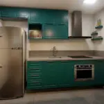 Visualização 3D de cozinha residencial pela Rabisco