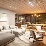 Visualização 3D de sala de estar pela Rabisco 3D