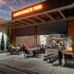 Visualização 3D de fachada comercial pela Rabisco